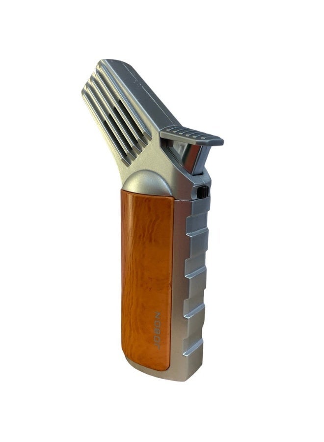 JOBON Durable Metal Jet Lighter – Adjustable Flame Pressure, Windproof Torch Lighter for Cigar, BBQ, Kitchen & Outdoor Use (Gas Not Added) - Image 2